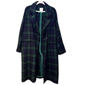 URBAN OUTFITTERS Plaid Trench Jacket